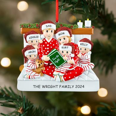 Story Time Family Ornament