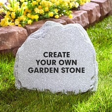 Create Your Own Standing Garden Stone