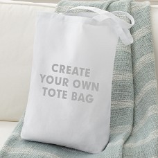 Create Your Own White Tote Bag